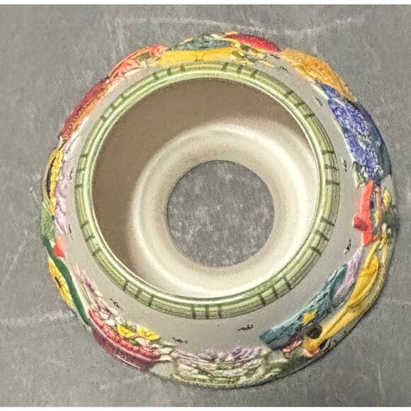 Yankee Candle Birdhouse Garden Bee Ceramic Candle Shade & Plate Holder - Picture 5 of 11